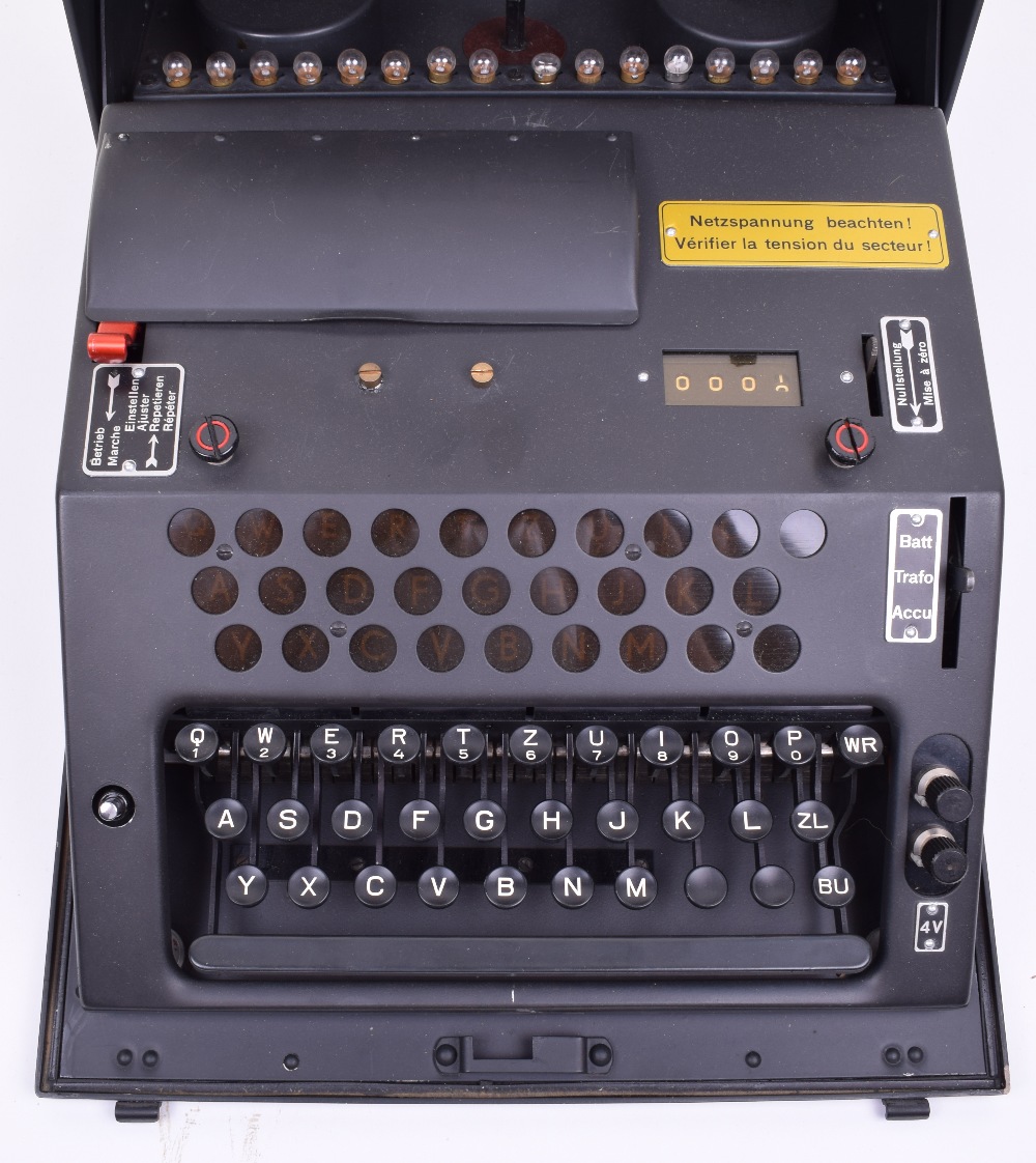 Rare Swiss NEMA Cipher Machine, being a nice example of this historic