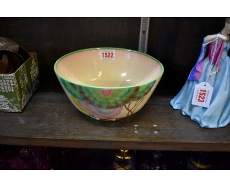A Wilkinson 'Honeyglaze' Clarice Cliff bowl,&nbsp;19cm diameter. 