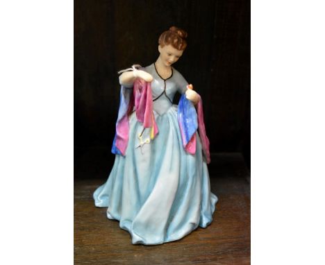 A Royal Worcester figure of 'The Seamstress',&nbsp;No.3569. 