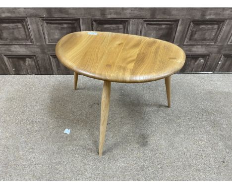 ERCOL PEBBLE TABLE, 50cm wide