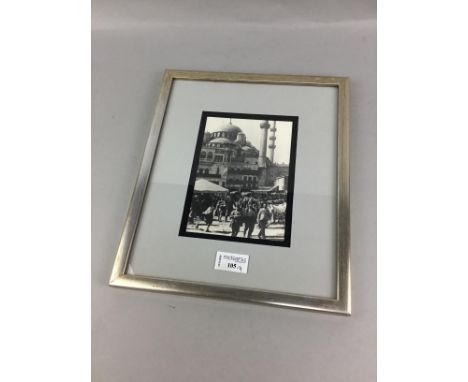 FOUR FRAMED ARCHITECTURAL PICTURES, comprising of two photographs and two prints, the largest 26cm x 39cm, all mounted, frame