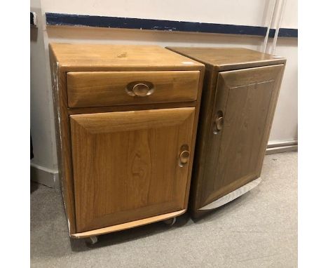 TWO ERCOL BEDSIDE CHESTS, 70cm high