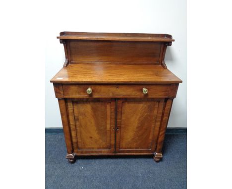 A Victorian mahogany double door chiffonier 