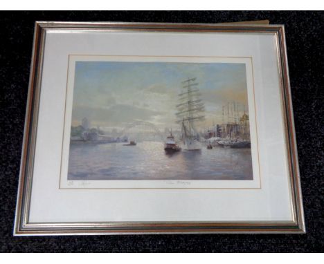A Walter Holmes signed limited edition print, indistinctly titled and numbered 188 of 200