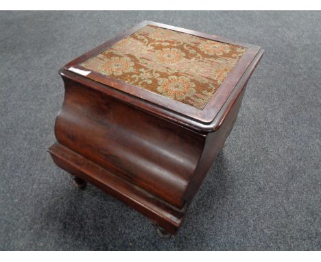 A 19th century commode stool 