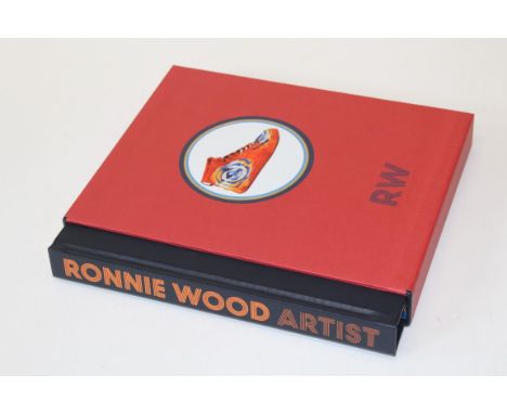 Rolling Stones Interest: Ronnie Wood Artist. Limited edition, numbered 154/250. Signed by Ronnie Wood. Published 2017 by Gene