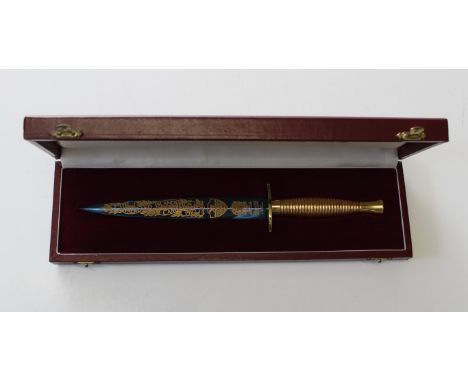 Wilkinson sword, a cased presentation commemorative Fairburn Sykes fighting knife. ' The Falkland Islands Campaign 1982'. The
