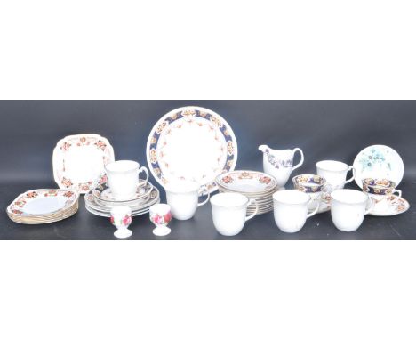 A collection of vintage early 20th century and later Royal Albert &amp; Royal Doulton bone china part services to include an 