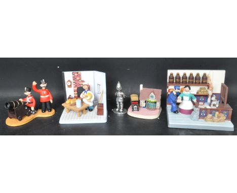 Camberwick Green - Robert Harrop - a collection of 5; CGSO5 Peter Hazel &amp; Mrs Dingle in the post office sorting out lette