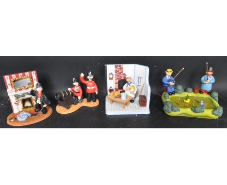 Camberwick Green - Robert Harrop - a collection of 4; CGS02 Windy Miller &amp; Mr Carraway fishing in the sun limited edtion 