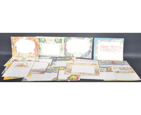 A large collection of 20th century GPO Post Office Greetings Telegrams to include cards designed by others such as Rex Whistl
