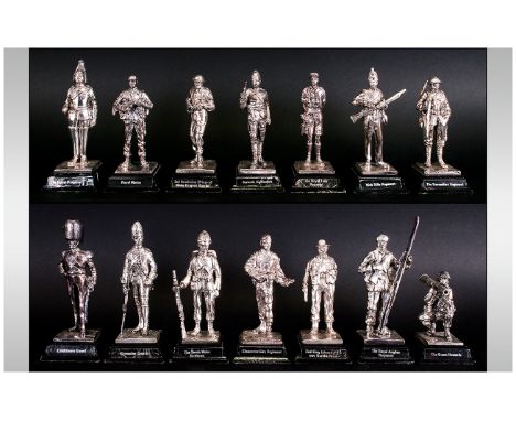 Royal Hampshire Silver Plated on Bronze Military Figures. Individually Cast and Hand Finished By Highly Skilled Silversmiths.