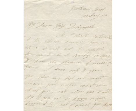 JORDAN DOROTHEA: (1761-1816) Anglo-Irish Actress and Courtesan, the mistress and companion of the future King William IV. Rar