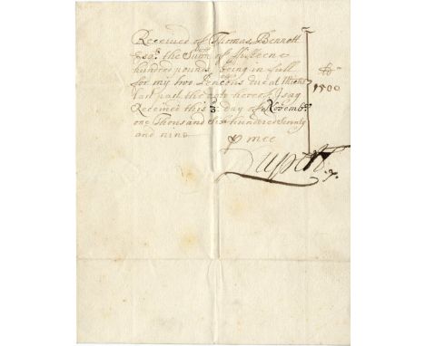 RUPERT OF THE RHINE: (1619-1682) German Prince, a noted Soldier, Admiral, Scientist, Sportsman &amp; Colonial Governor. Nephe