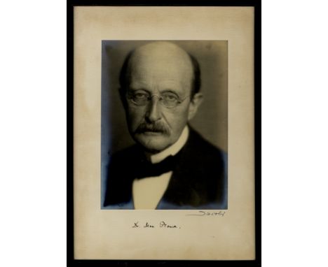 PLANCK MAX: (1858-1947) German Theoretical Physicist, noted for his work on quantum theory. Nobel Prize winner for Physics, 1
