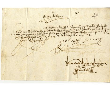 FERDINAND II (1452-1516) King of Aragon 1479-1516 and, as Ferdinand V, King of Castile jure uxoris 1474-1504 &amp; ISABELLA I