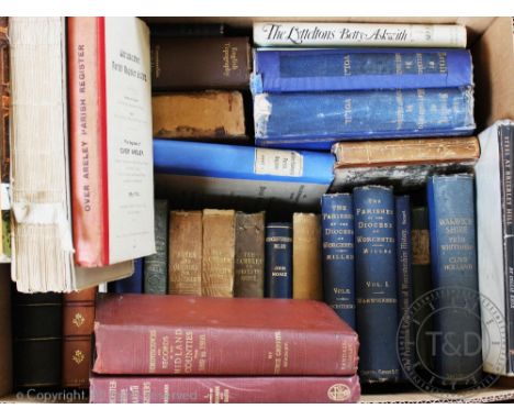 A selection of Worcestershire and West Midlands interest books, to include; LAIRD (MR), WORCESTERSHIRE OR ORIGINAL DELINEATIO