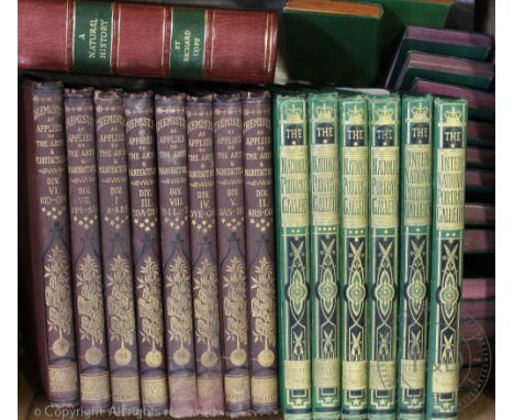 CHEMISTRY THEORETICAL PRACTICAL AND ANALYTICAL, nine vols, engraved plates, pictorial brown cloths, London, William Mackenzie
