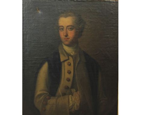 Anglo - Irish School - 18th century, Oil on canvas, Portrait believed to be Thomas George Southwell - 1st Viscount Southwell 