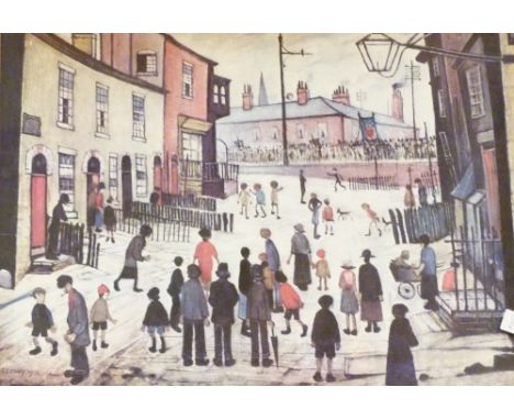 LOWRY PRINT. Framed Lowry print