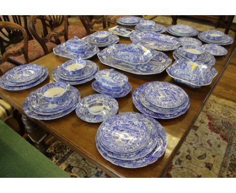 A fifty-five piece Copeland Spode Italian dinner service, comprising twelve dinner plates, ten dessert plates, six soup bowls