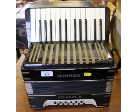 A Hohner Student-2 accordion  