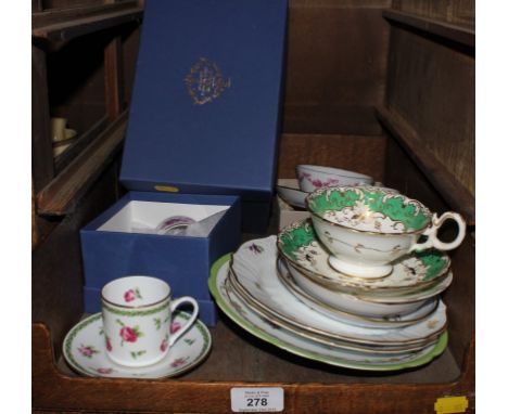 An assortment of household ceramics, to include cups, saucers, plates, etc, 