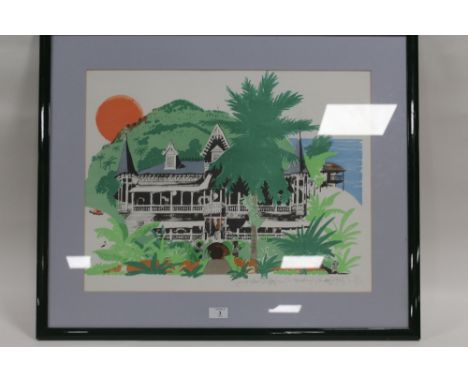PAUL HOGARTH (1917-2001). English school, study of 'The Grand Hotel', inscribed in pencil, signed in pencil lower right, limi
