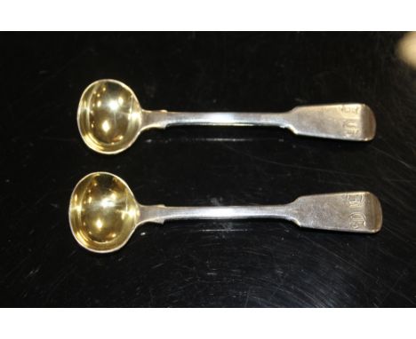 A PAIR OF ANTIQUE HALLMARKED SILVER SPOONS