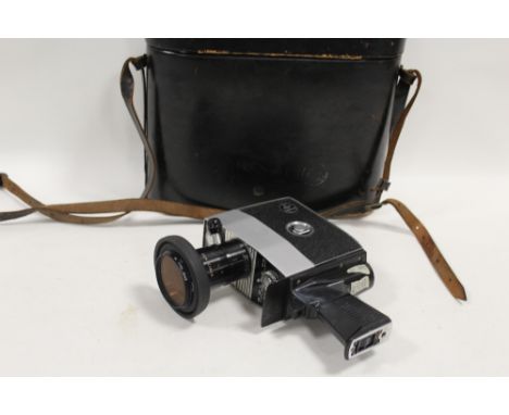 A PAILLARD BOLEX P4 ZOOM REFLEX AUTOMATIC CAMERA WITH CARRY CASE 