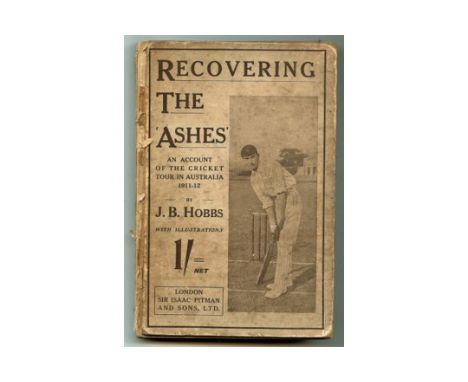Published 1912. 146 pages.
An account of the (England) Cricket Tour in Australia 1911-12.
&nbsp;
HAND SIGNED BY THE AUTHOR J.