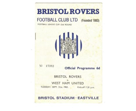 Hard to obtain programme.&nbsp;Very good condition, apart from light foxing on cover.