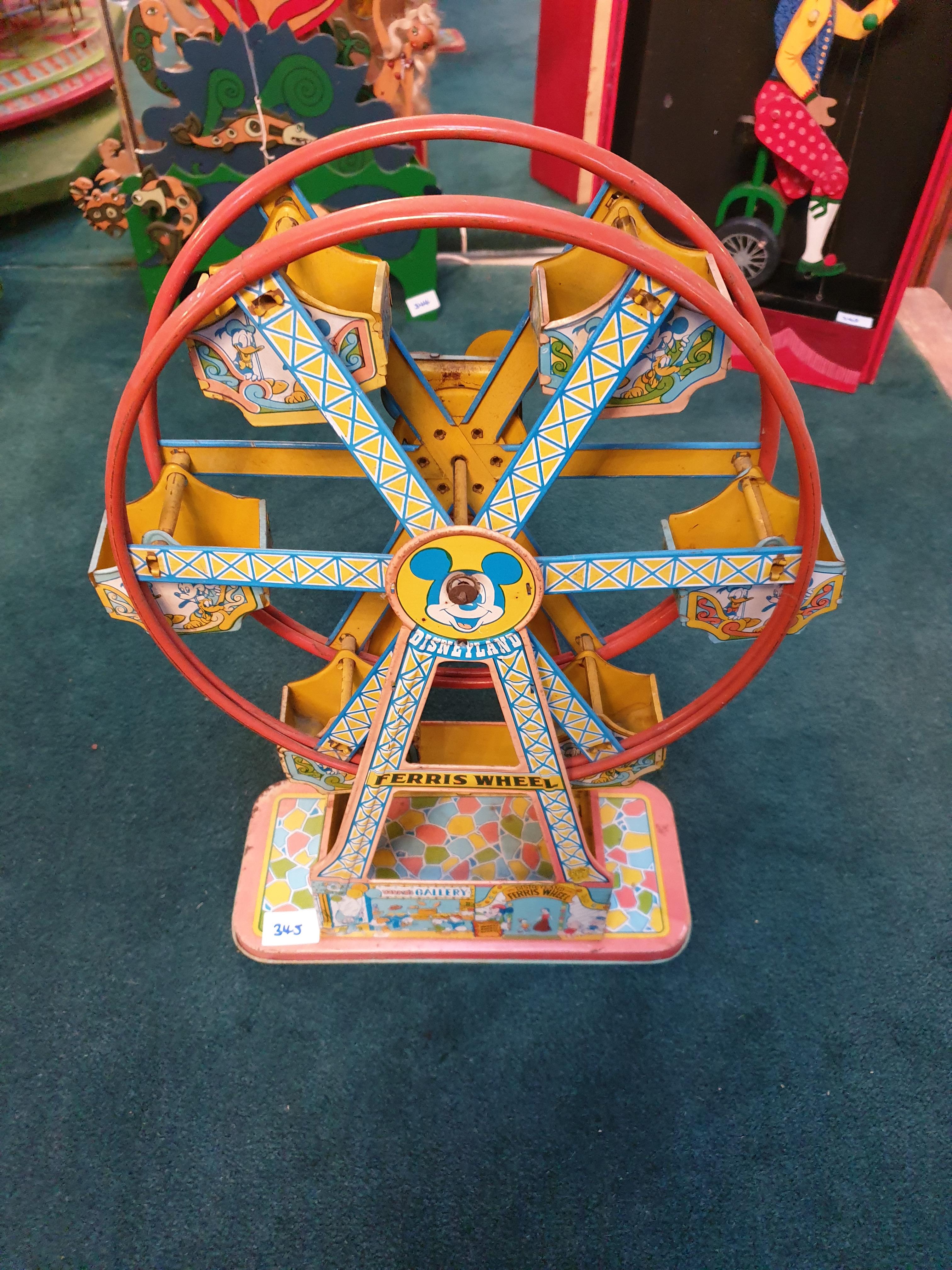 1950s Disneyland Ferris Wheel Wind Up Toy Fully Working Order Rare 1950