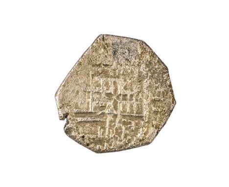 A Silver Spanish Piece of One, or One Reale, date and mint unknown From the wreck of HMS. Association, Scilly, 1707, 6.0gFrom