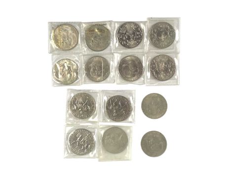 World Silver Coins / Medallions plus other Medallions / Banknotes Comprising:

Silver coins: 1887 US Dollar worn, 1964 Canada