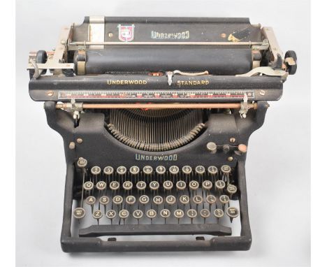 A Vintage Underwood Standard Manual Typewriter 