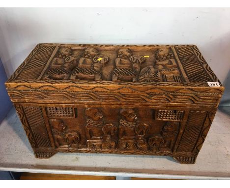 Carved trunk