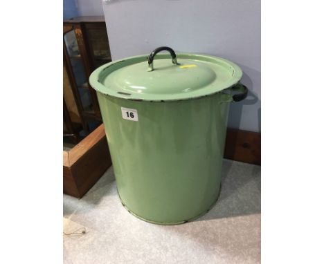 Enamel bread bin