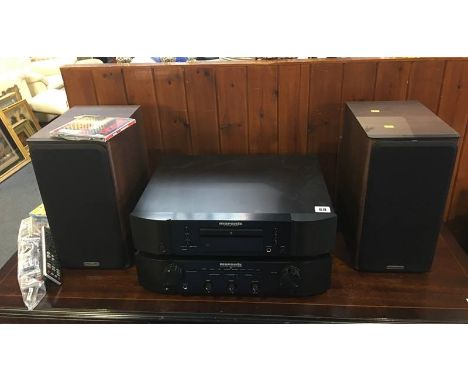 Marantz 6005 amp and CD player with pair of Monitor audio speakers