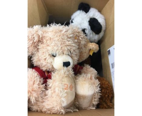 Four Steiff bears