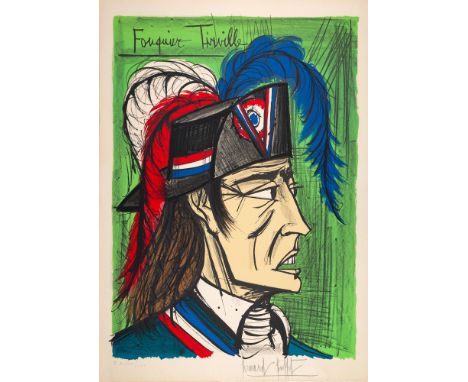 BERNARD BUFFETFouquier Tinville 1977Lithographie auf Arches. Signiert. E. A. XXIII/XXX. Blattgröße ca. 75,5 x 53,5 cm.(Schwac