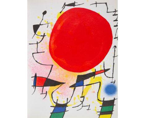 JOAN MIRÓFERNAND MOURLOT u. a.: Lithographe/ Der Lithograph. Bde I-V. Paris: Mazo (I) und Maeght (II-IV) 1972-81 / Genf: Webe
