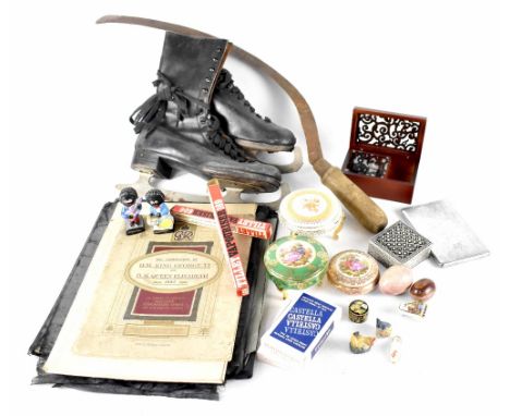 A quantity of collectibles and other items to include a signed limited edition print, 'Print of Prenton Park to Commemorate t