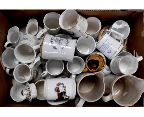 A quantity of various ceramics to include commemorative and collectible cups to include a Coalport '150th Anniversary of the 