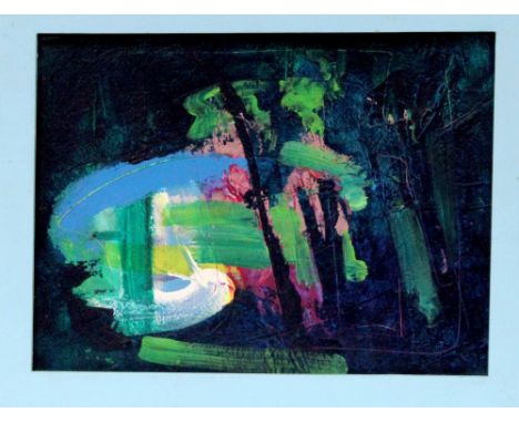 D W STANLEY (British, born 1946); acrylic on board, 'Byley Sweep', signed and dated '94, titled verso, 29 x 38cm, framed. † C