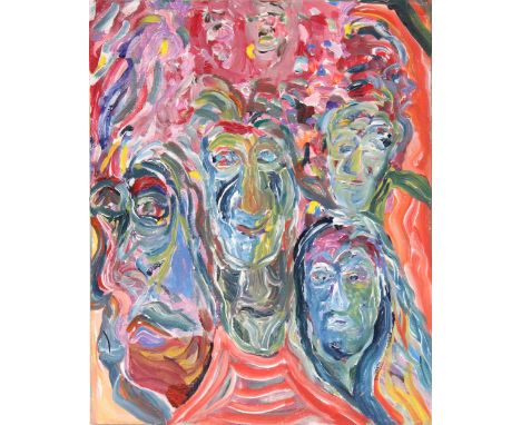 TOMMY MCHUGH; oil on canvas 'Self Portrait', signed, titled and dated verso, 51 x 40.5cm. † CONDITION REPORT This lot may qua