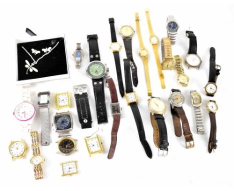 A quantity of watches to include vintage gentlemen's examples.