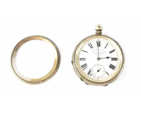 Kendal &amp; Dent, Chronometer Makers; a Continental silver key wind open face pocket watch, width 49mm and a further silver 