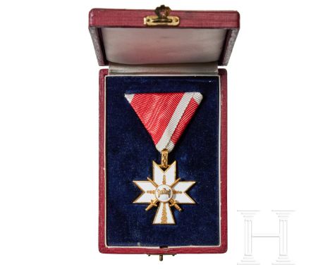 A Croatian Order of King Zvonimir 3rd Class with Swords  The Croatian Order of King Zvonimir was established by Ante Pavelić 