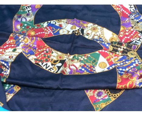 A silk Chanel scarf